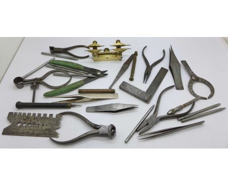Watchmakers tools 