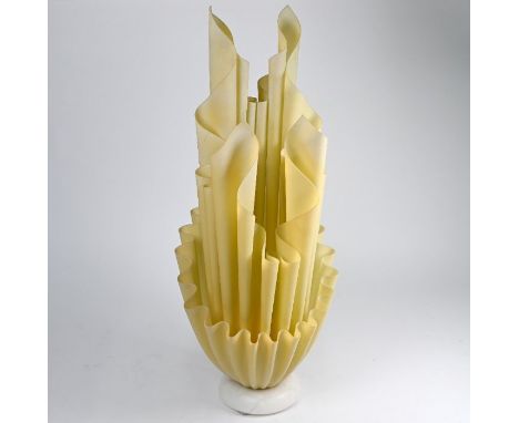 A Georgia Jacob design 'Corolle' lamp, 65 cm high