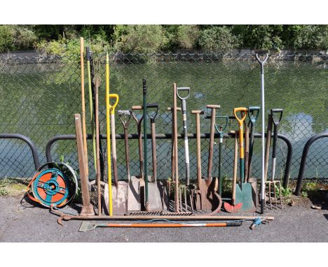 Various garden tools.