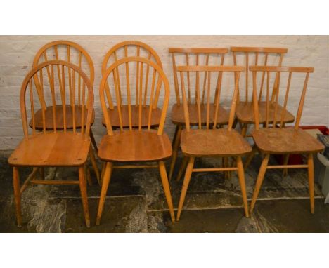 Two sets of four Ercol chairs&nbsp;