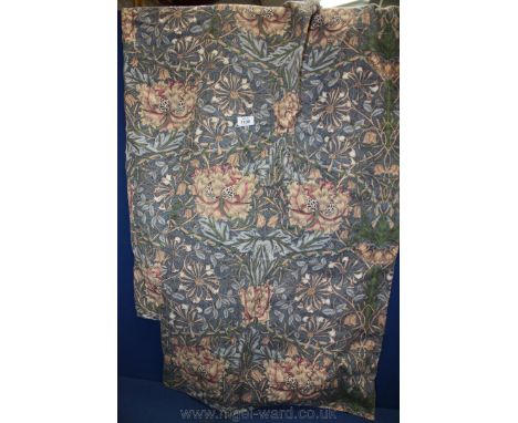 A pair of small 'Liberty' linen Curtains