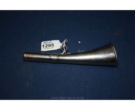 An Acme Bugle, 6 1/4'' long.