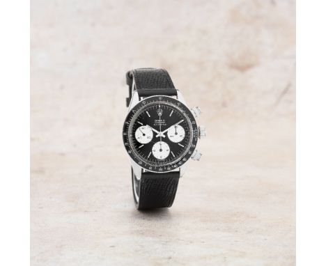 Rolex. A fine and rare stainless steel manual wind chronograph wristwatchModel: Cosmograph DaytonaReference: 6240/6239Date: C