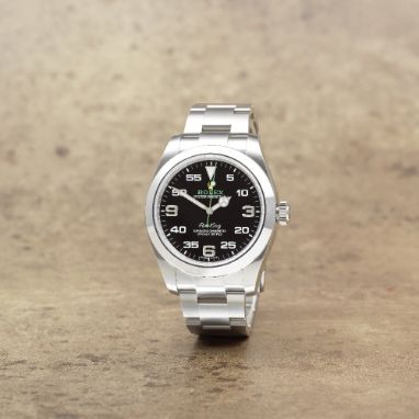 Rolex. A stainless steel automatic bracelet watchModel: Air-KingReference: 116900Date: Purchased 29th October 2019Movement: 3