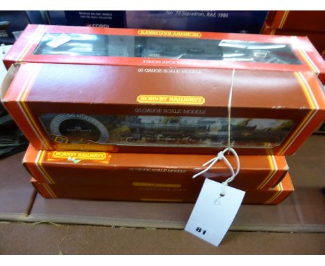 A quantity of Hornby 00 gauge locomotives (6), consisting of (1) R2099A LMS 4-4-0 class loco "579" (2) R2066 BR 0-6-0 Fowler 