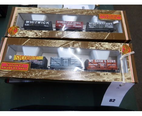 A quantity of boxed Bachmann 3pc "classics" rolling stock (6) 18 wagons total, consisting of three coal traders classics 33-0