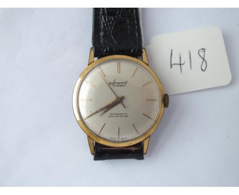 A gents Accurist wristwatch with seconds sweep