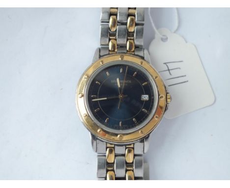 A gents Raymond Weil wristwatch with seconds sweep and calendar dial