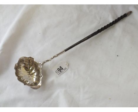 George II toddy ladle with whale bone handle - London 1745 by PG?