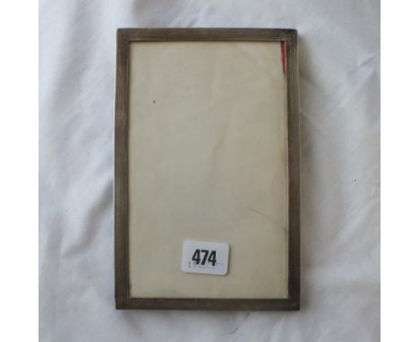 Another photo frame with engine turned decoration - 7.5" high - London 1914 by JCV