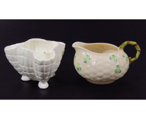 A Royal Worcester triangular shaped bowl, of textured outline in cream colours, with green mark beneath, 7cm high, and a mode