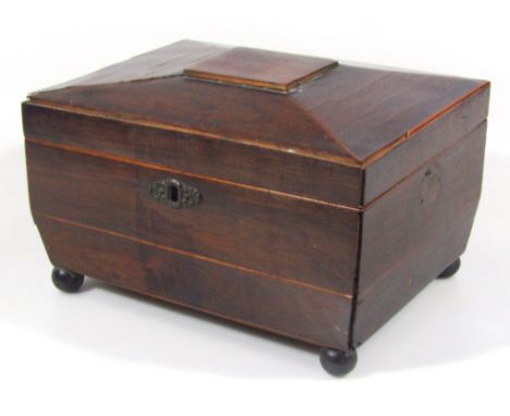 A very early 20thC pressed leather jewellery casket, of rectangular outline with British Made brass locks and part fitted lif