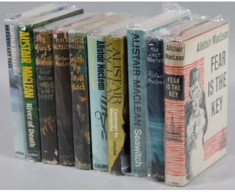 Maclean (Alistair). Various first edition novels HMS Ulysses Collins Publishing with dust jacket, others to include South by 