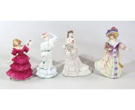 Royal Doulton and other figures, comprising of Lady Doulton 1995 HN 3626, 25cm high, Jennifer Figure of The Year 1994 HN 3447
