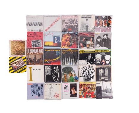Twenty-seven original 7" singles comprising "King Crimson- Cat Food", "Bad Manners- Just a Feeling", "Ready Steady Who", "Joh