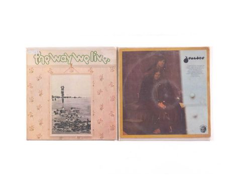 Two rare vinyl LPs on the Dandelion label comprising "Tractor" UK first pressing 2310 217 and "The Way We Live - A Candle for