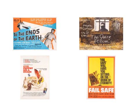 Four original quad film posters, comprising 'Fail Safe' (USA, 1964, 69 cm x 104 cm), 'The Quare Fellow' (UK, 1962, 101 cm x 7