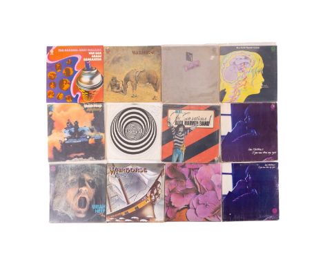 Twenty original Prog/Rock vinyl LPs comprising "Warhorse" UK first pressing on Vertigo (6360 015) along with a reissue, "Uria