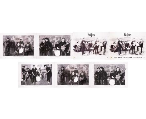 The Beatles: five signed and numbered limited edition prints by Jim Hughes including four "The Beatles at The Cavern Club wit