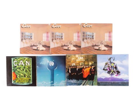 Can: seven original vinyl LPs comprising a UK first pressing "Ege Bamayasi", three "Limited Edition", "Unlimited Edition", "C