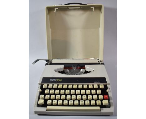 A Mid 20th Century Boots PTA 800 Manual Portable Typewriter 