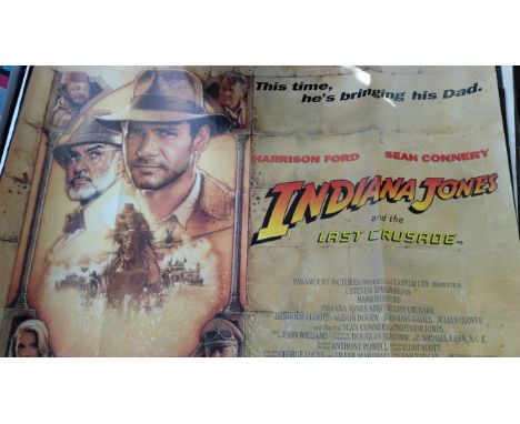 CINEMA, posters, inc. Indiana Jones and the Last Crusade, Jewels &amp; Jim, Journey Back to Oz, Breathless, Bus Riley's Back 