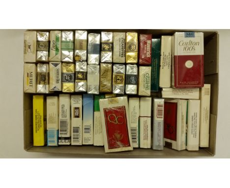 CIGARETTE PACKETS, USA selection, complete soft-packs (many with original wrapping), 1940s onwards, inc. Chelsea, Capri, Epic