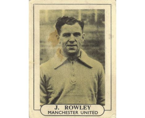 WILKINSON, Popular Footballers, No. 16 Rowley (Manchester United), scuff to one corner, G