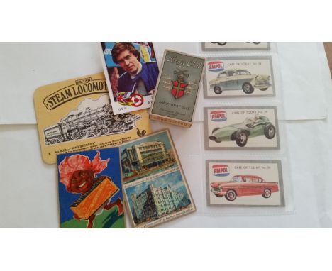 MIXED, part sets and odds, inc. coupons, Phillips miniature playing cards, mini trump Fact Cards, Brooke Bond, BP, Macfisheri