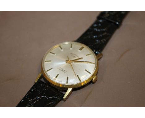A GENTS VINTAGE 17 JEWEL ROTARY WRISTWATCH