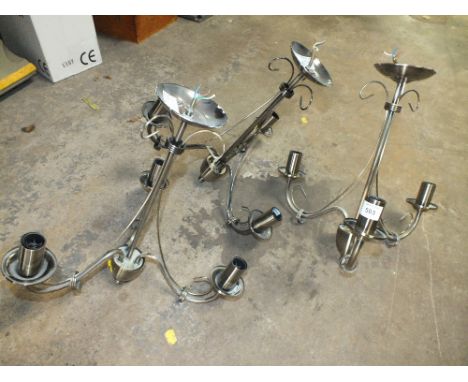 THREE CEILING LIGHT FITTINGS