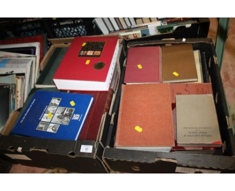 TWO TRAYS OF VINTAGE BOOKS TO INCLUDE MEDICAL INTEREST
