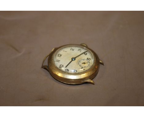 A VINTAGE 9CT GOLD WRISTWATCH