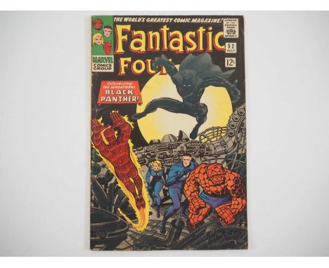 FANTASTIC FOUR #52 (1966 - MARVEL) - First appearance of Black Panther (one of the hottest and significant comic characters i
