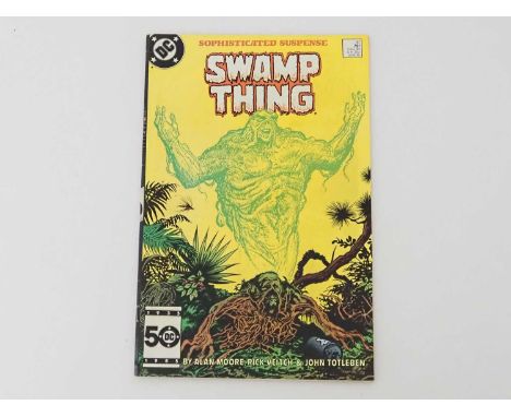 SWAMP THING #37 (1985 - DC) - KEY Copper Age Book - First full appearance of John Constantine - Alan Moore story with Stephen