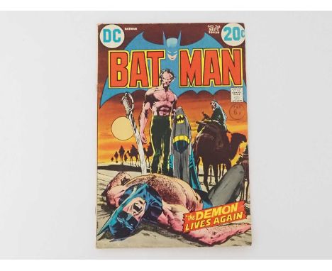 BATMAN #244 - (1972 - DC) - Ra's al Ghul and Talia appearances + Origin of Ra's al Ghul + Robin backup story - Classic Neal A