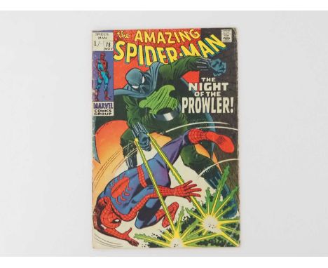 AMAZING SPIDER-MAN #78 (1969 - MARVEL - UK Price Variant) - HOT COMIC - First appearance of the Prowler, Hobie Brown - Flat/U