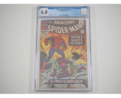 AMAZING SPIDER-MAN #40 (1966 - MARVEL) - GRADED 6.0 (FN) by CGC - Includes the origin of the Green Goblin - John Romita Sr. c
