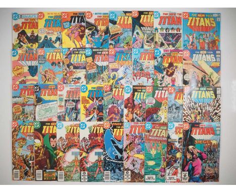 NEW TEEN TITANS #1-5, 7-15, 17-35 (34 in Lot - 2 copies of issue #30) - (1980/1983 - DC - US &amp; UK Price Variant) - Includ
