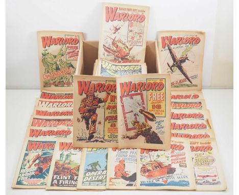 WARLORD #1 to 110, 113 to 123 (124 in Lot - 2 copies of issues #16, 48 &amp; 51) - (Sep 28th 1974 - Jan 29th 1977 - DC THOMSO