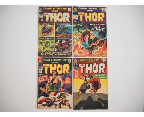 JOURNEY INTO MYSTERY #119, 120, 124, 125 (4 in Lot) - (1965/1966 - MARVEL - US &amp; UK Price Variant) - Includes the first t