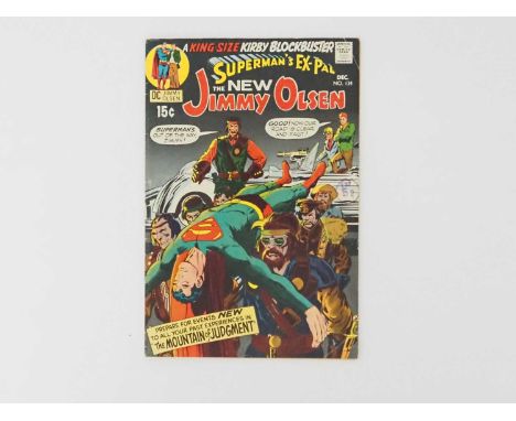 SUPERMAN'S PAL JIMMY OLSEN #134 (1970 - DC) - The first cameo appearance of Darkseid, the ruler of Apokolips - with cover art