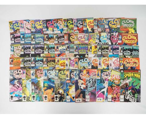 CLOAK AND DAGGER LOT (55 in Lot) - Includes SPECTACULAR SPIDER-MAN #64, 69 (1982) + CLOAK &amp; DAGGER MINI-SERIES #1, 2, 3, 