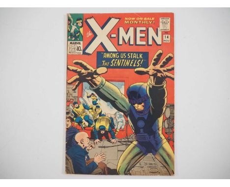 X-MEN #14 (1965 - MARVEL - UK Price Variant) - First appearance of the Sentinels, long standing adversaries of the X-Men to t