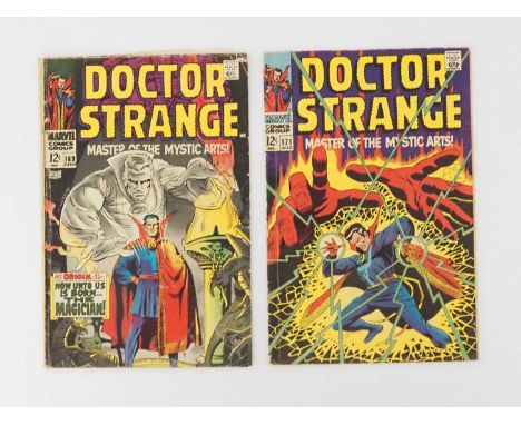 DOCTOR STRANGE #169 &amp; 171(2 in Lot) - (1968 - MARVEL) - Includes the first solo-titled Doctor Strange issue with origin o