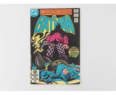 DETECTIVE COMICS #524 (1983 - DC) - First full appearance of Killer Croc + second cameo appearance of Jason Todd - Flat/Unfol