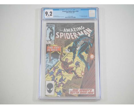 AMAZING SPIDER-MAN #265 (1985 - MARVEL) - GRADED 9.2 (NM-) by CGC - First appearance of Silver Sabre and the Wild Pack - Spec