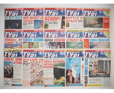 TV CENTURY 21 FIRST SERIES #11, 12, 13, 15, 16, 17, 18, 19, 20, 21, 22, 29, 31, 32, 33 (15 in Lot) - (Apr 3 - Sep 4 2065 - CI