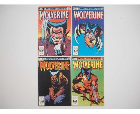 WOLVERINE #1, 2, 3, 4 - (4 in Lot) - (1982 - MARVEL) - Complete Four Issue Limited Series + Wolverine's first solo title - Fr