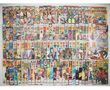MARVEL TEAM-UP #17, 18, 20, 23-37, 39-64, 67-80, 82-102, 104-107, 109, 111-125, 127-129 + ANNUALS #2-5 (109 in Lot - 2 copies